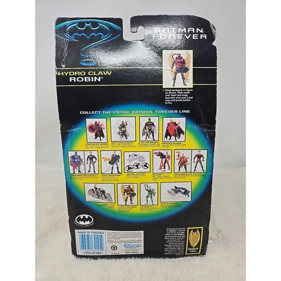 BATMAN FOREVER--HYDRO CLAW ROBIN FIGURE (NEW) 1995 KENNER-- - Picture 3 of 4